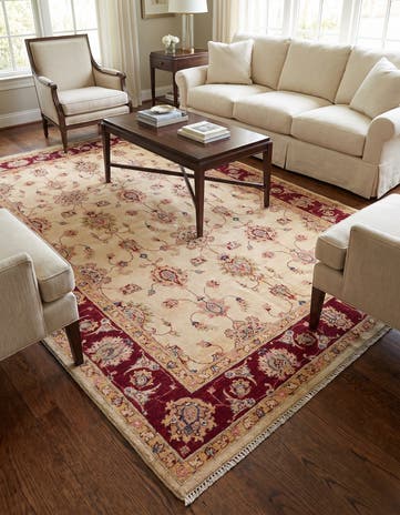 5' 9 x 7' 10 Hand Knotted Ziegler Rug