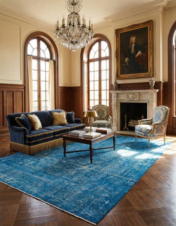 9' 4 x 12' 10 Vintage Royal Wool Rug