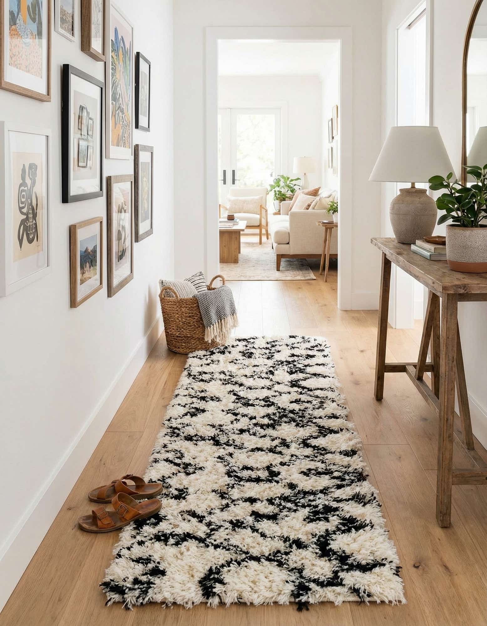 2' x 6' Infinity Shag Runner Rug