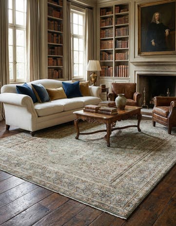 8' 10 x 11' 7 Vintage Royal Wool Rug