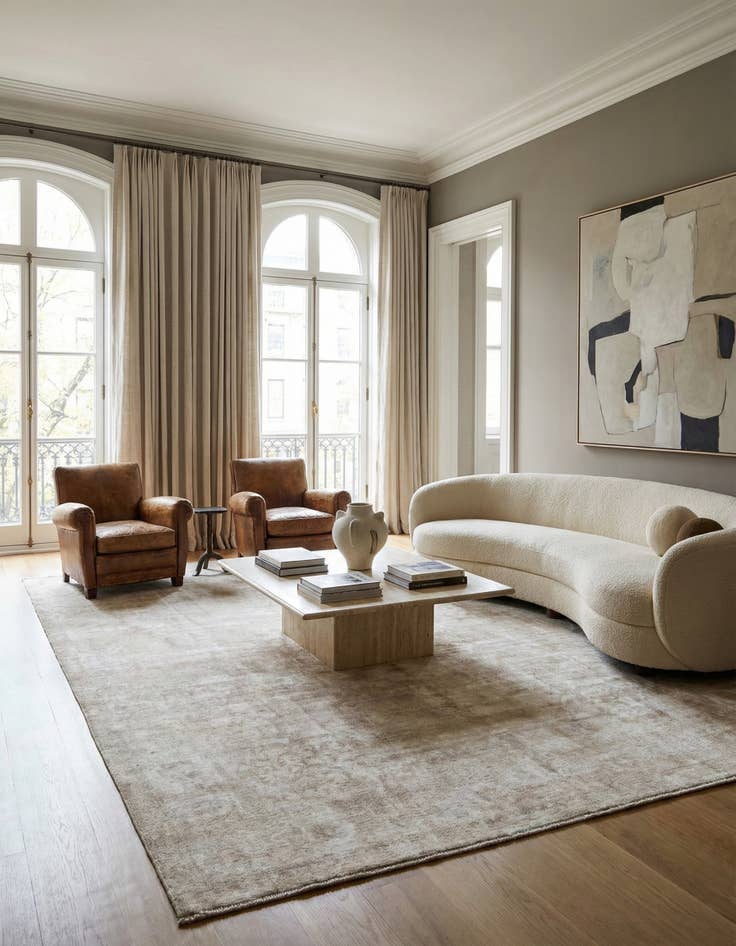 Detail image of 9' 4 x 12' 7 Hand Knotted Ultra Vintage Persian Wool Rug