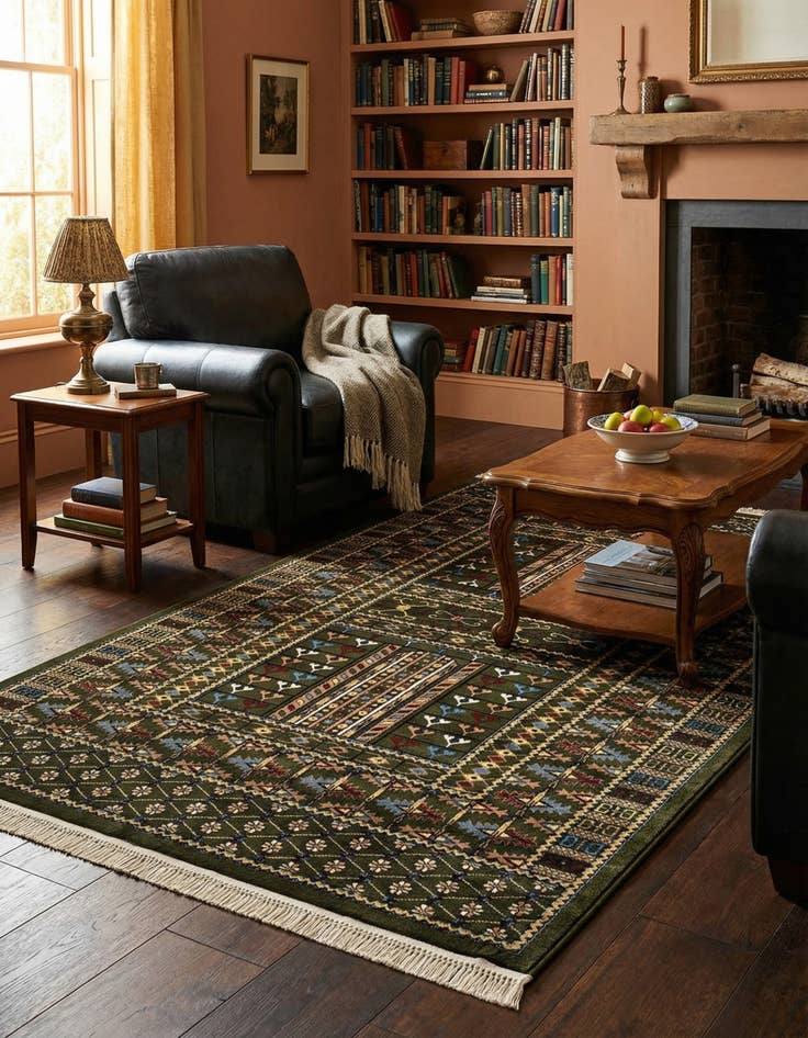 Detail image of 6' x 9' Bokhara Rug