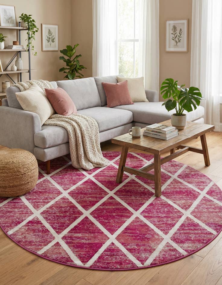 Detail image of 7' x 7' Starlight Round Rug