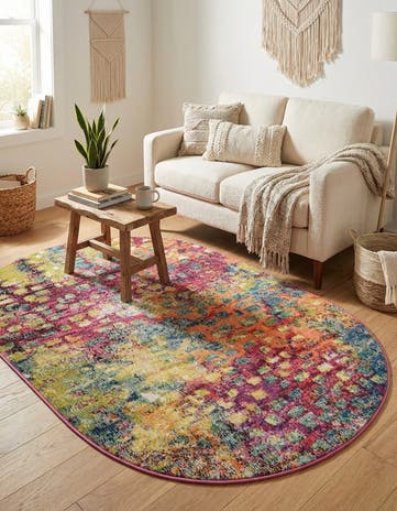 Washable Sevilla Oval Rug