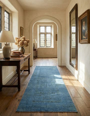 3' 2 x 9' 8 Over-Dyed Ziegler Runner Rug