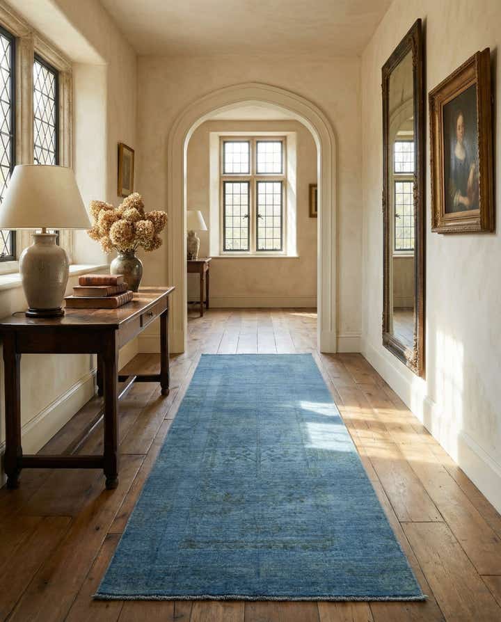 3' 2 x 9' 8 Over-Dyed Ziegler Runner Rug