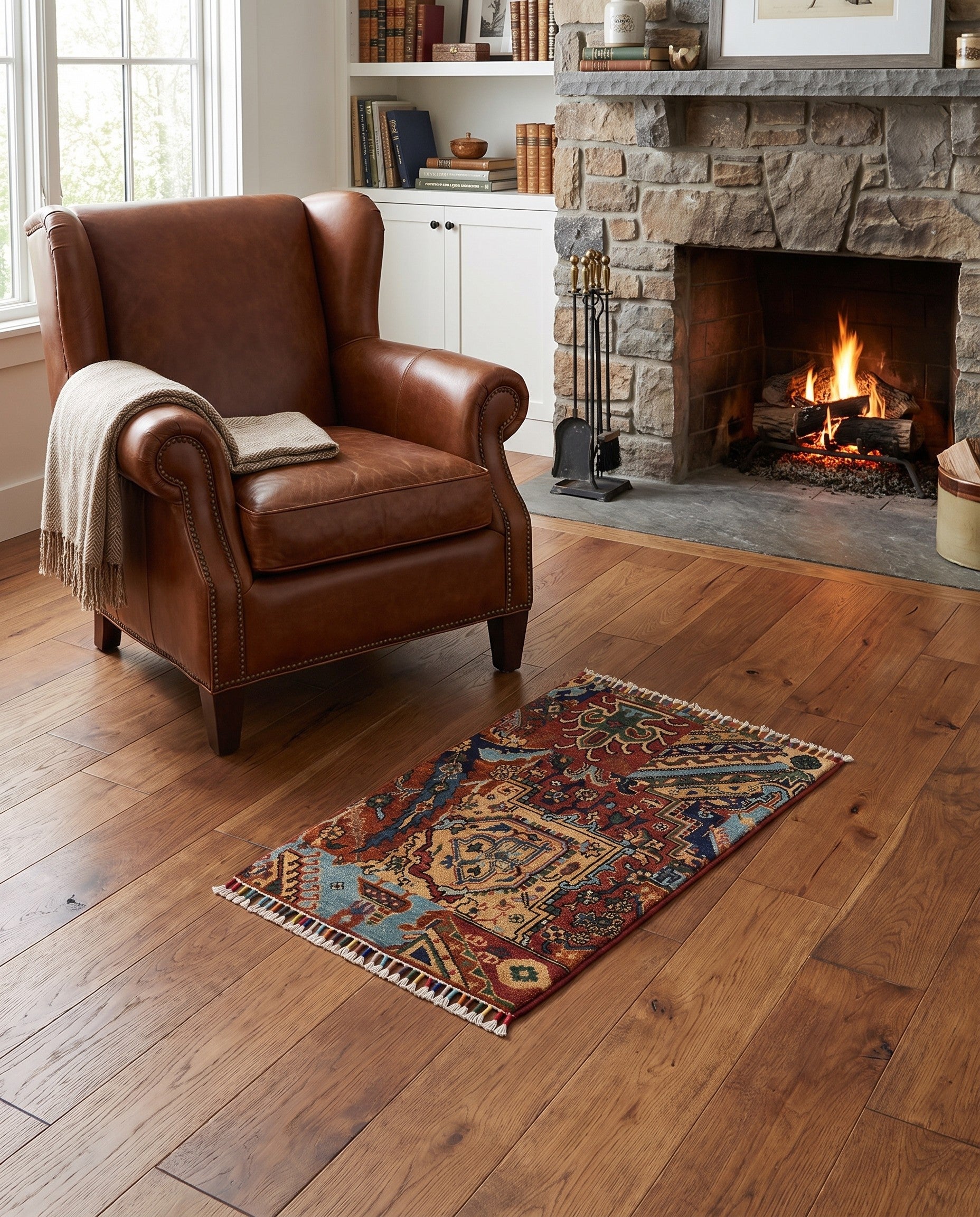 2' x 2' 10 Hand Knotted Ariana Ziegler Rug