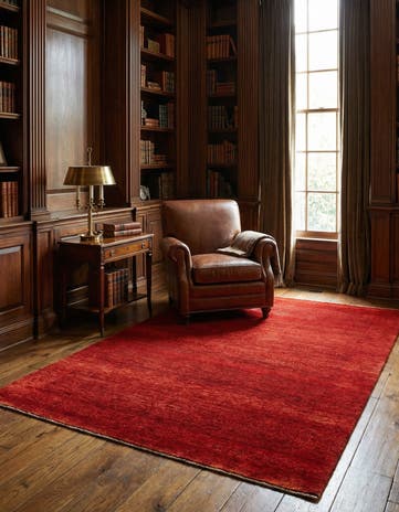 4' 10 x 6' 9 Hand Knotted Gabbeh Wool Rug