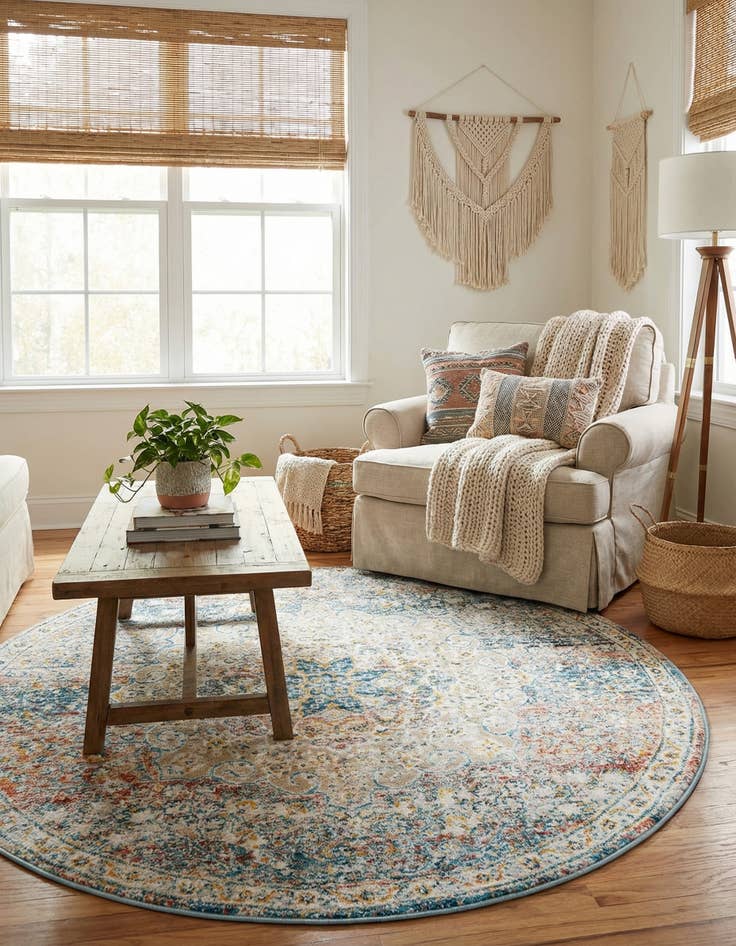 Detail image of  4' x 4' Newport Round Rug