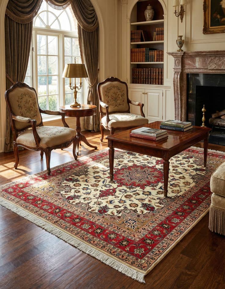 Detail image of 5' 1 x 6' 11 Tabriz Rug