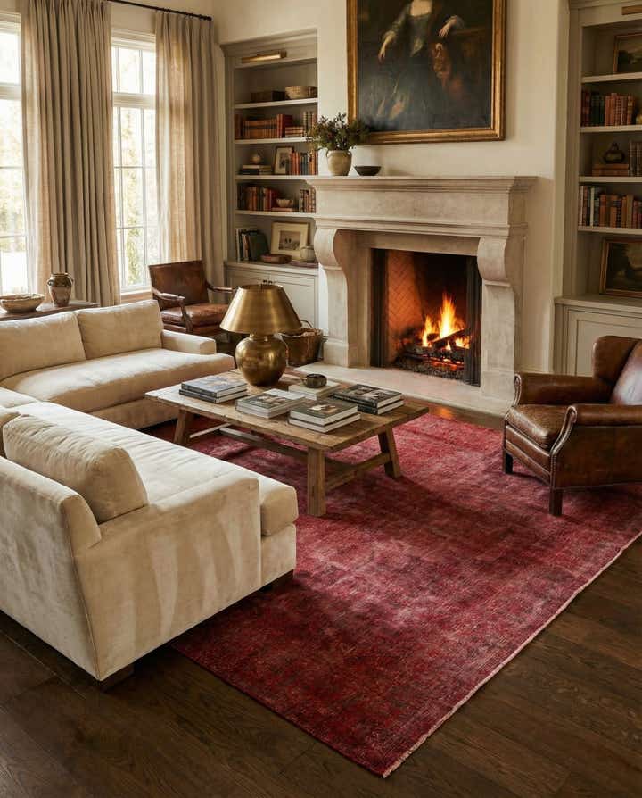 9' 5 x 12' 6 Hand Knotted Ultra Vintage Persian Wool Rug