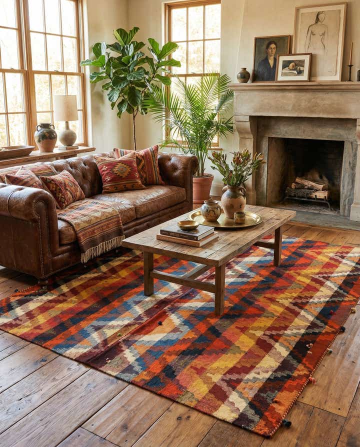 5' 1 x 5' 11 Jajim Rug