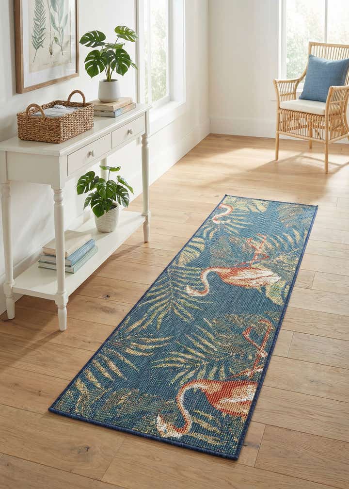 2' x 6' Easy-Clean Baja Indoor / Outdoor Runner Rug