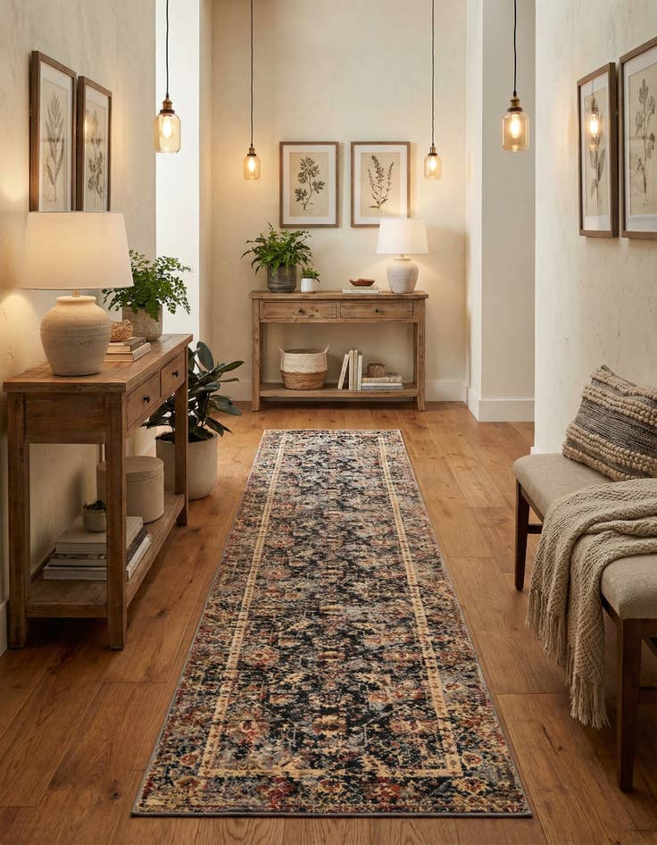 Detail image of 2' 7 x 14' Saturn Runner Rug