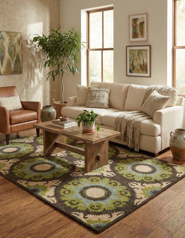 5' x 8' Luna Wool Rug