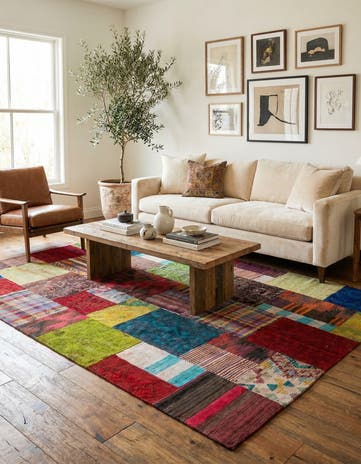 4' 2 x 6' Hand Knotted Ultra Vintage Persian Wool Rug