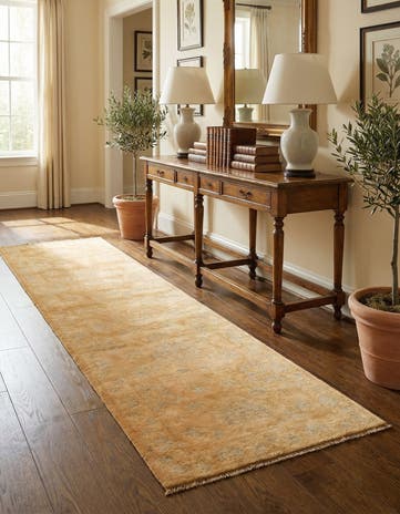 2' 7 x 9' 10 Hand Knotted Peshawar Ziegler Runner Rug
