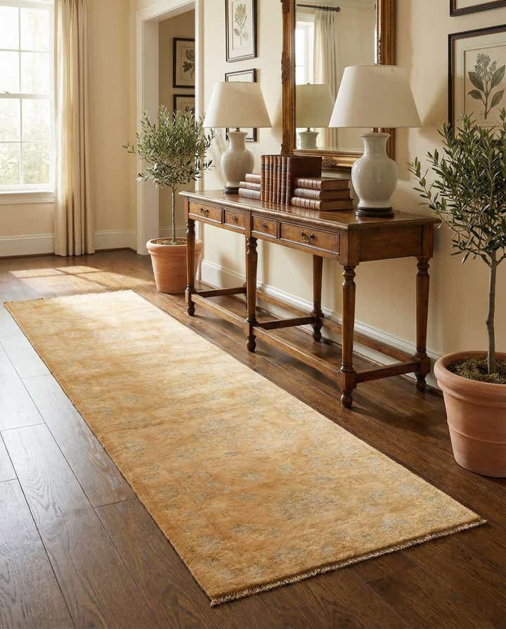 2' 7 x 9' 10 Hand Knotted Peshawar Ziegler Runner Rug