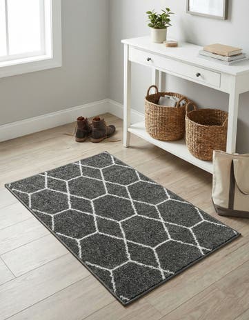 2' x 3' Lattice Frieze Rug