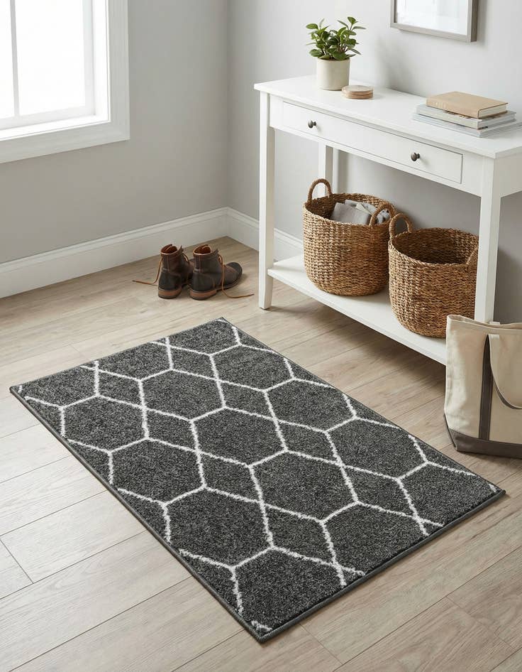 Detail image of 2' x 3' Trellis Frieze Rug
