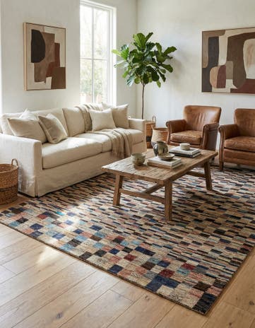 8' 2 x 9' 8 Hand Knotted Darya Wool Rug
