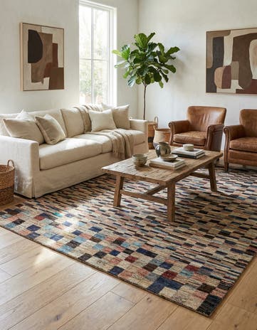 8' 2 x 9' 8 Hand Knotted Darya Wool Rug