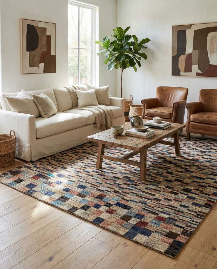8' 2 x 9' 8 Hand Knotted Darya Wool Rug