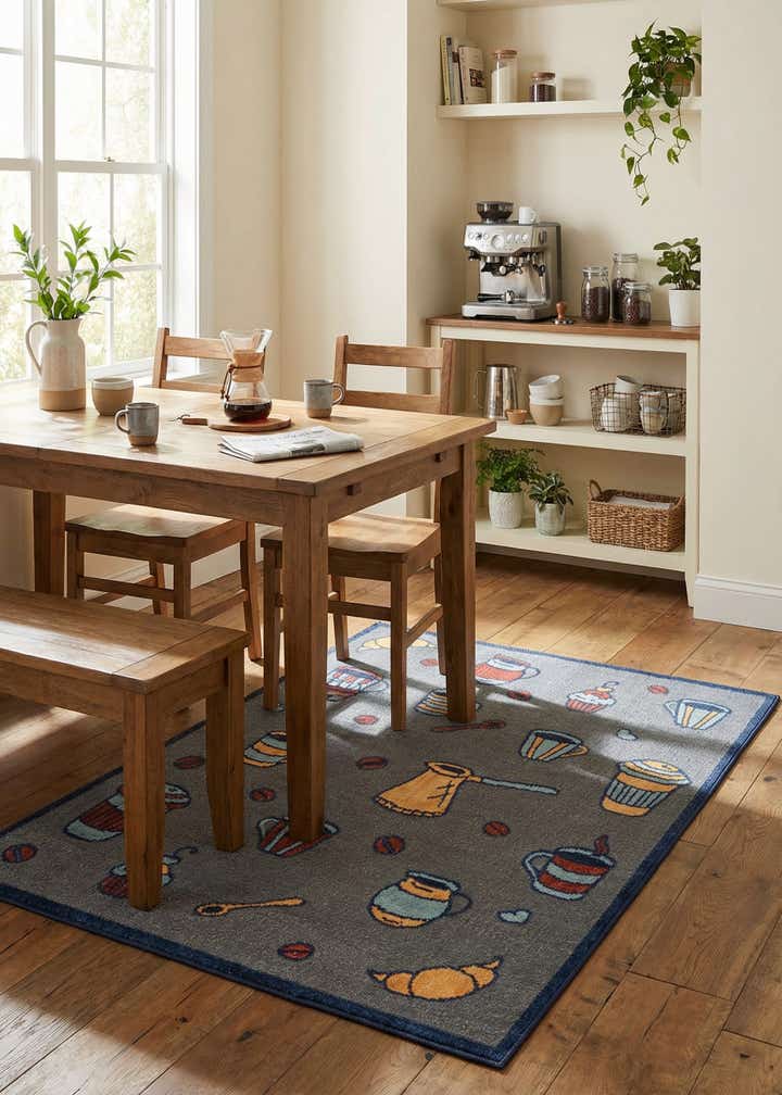 5' x 7' 7 Easy-Clean Indoor / Outdoor Rug