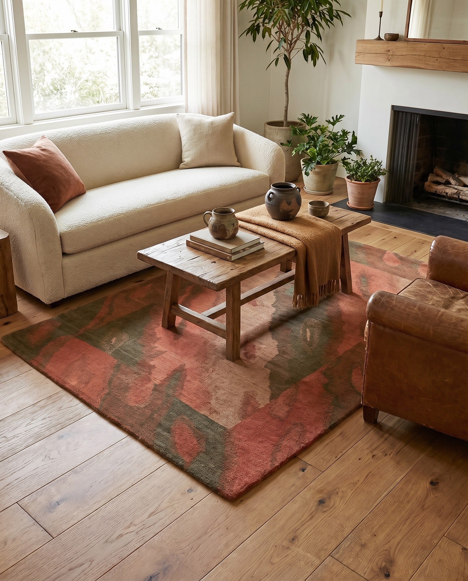 4' x 6' Hand Knotted Nepal Wool Rug