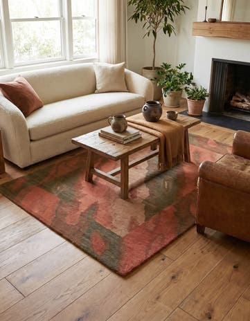 4' x 6' Hand Knotted Nepal Wool Rug
