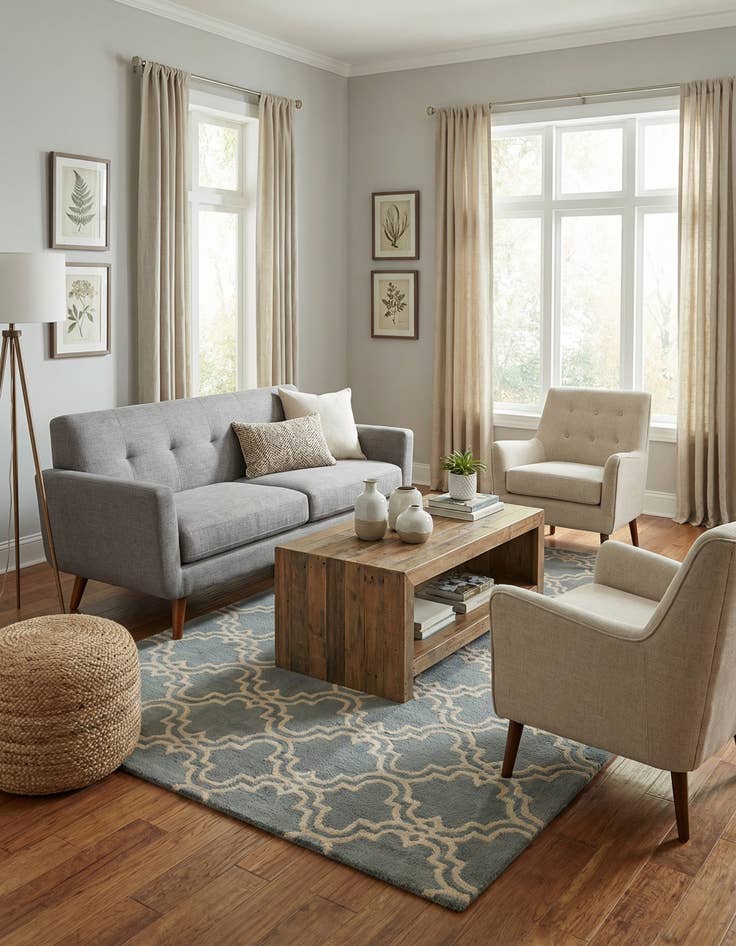 Detail image of 5' x 8' Luna Rug