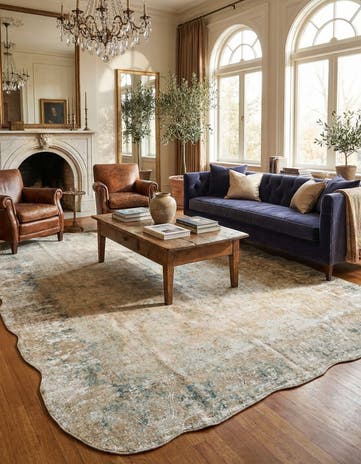 9' 5 x 13' 4 Vintage Royal Wool Rug