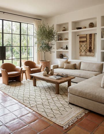 8' 2 x 10' 5 Hand Knotted Moroccan Wool Rug