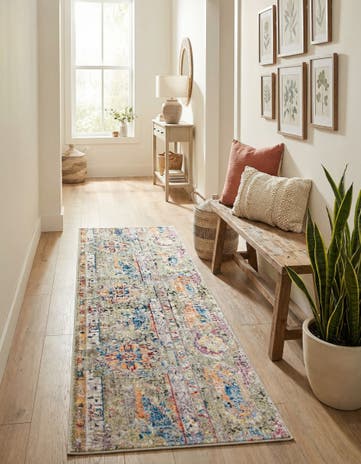 Light Green Vega Runner Rug