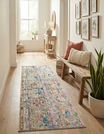 Light Green Vega Runner Rug