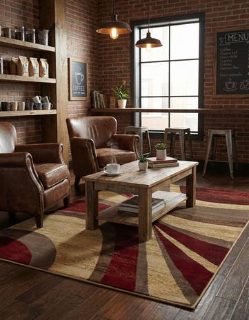5' 3 x 7' Cafe Rug
