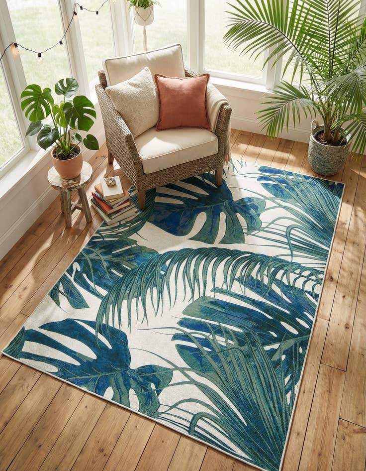 Detail image of  5' 3 x 7' 10 Blossom Rug