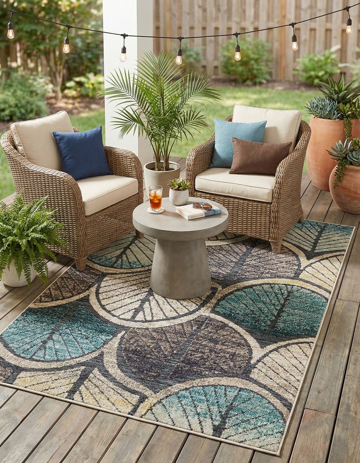 4' x 6' Easy-Clean Casablanca Indoor / Out...