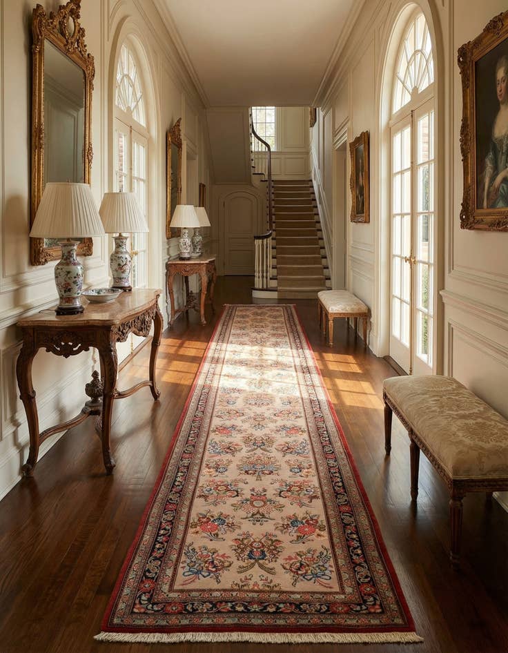 Detail image of  2' 9 x 13' 1 Tabriz Runner Rug