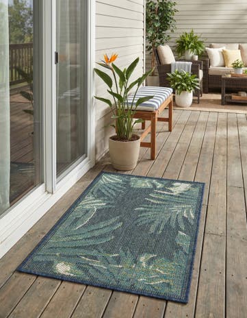 2' x 3' Easy-Clean Baja Indoor / Outdoor Rug