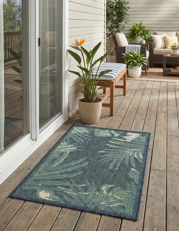 2' x 3' Easy-Clean Baja Indoor / Outdoor Rug