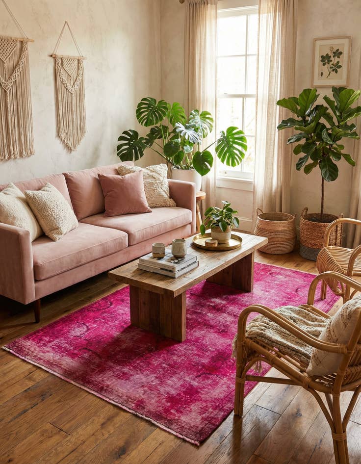 Detail image of 3' 6 x 6' 4  Hand Knotted Ultra Vintage Persian Wool Rug