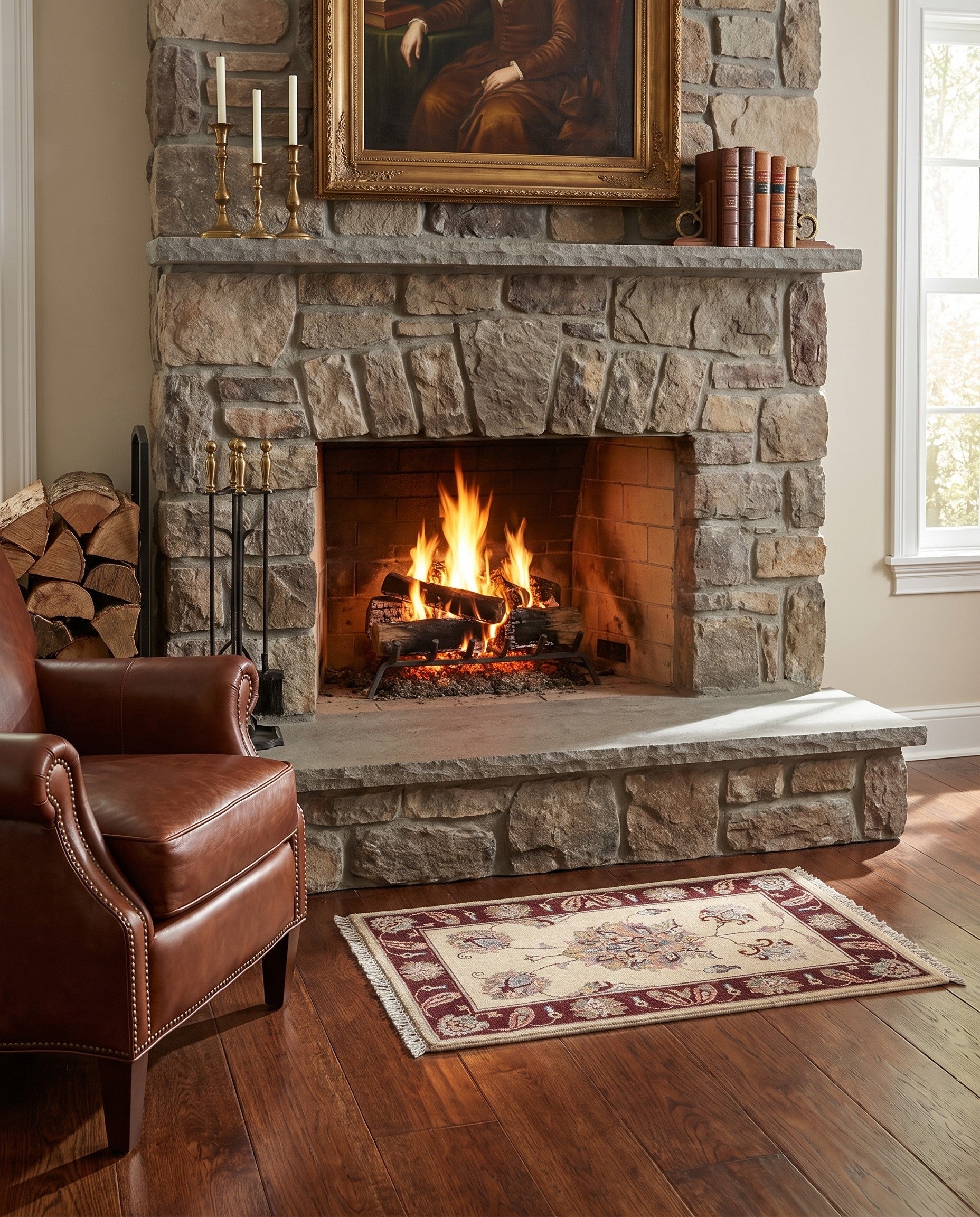 2' x 2' 11 Hand Knotted Ziegler Rug