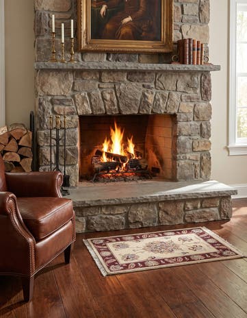 2' x 2' 11 Hand Knotted Ziegler Rug