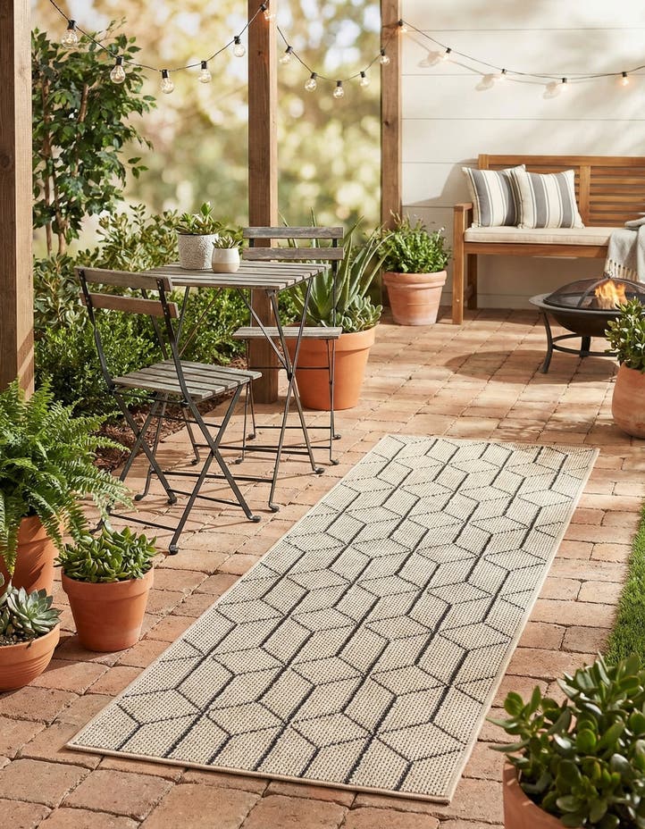 2' x 6' 1 Easy-Clean Lattice Indoor / Outdoo...