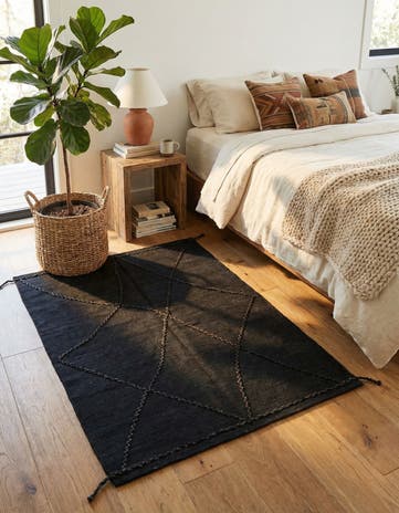 3' 6 x 4' 10 Hand Knotted Moroccan Wool Rug