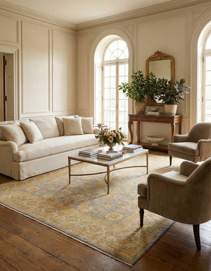 Detail image of 8' 9 x 12' 3 Kaizar Wool Rug