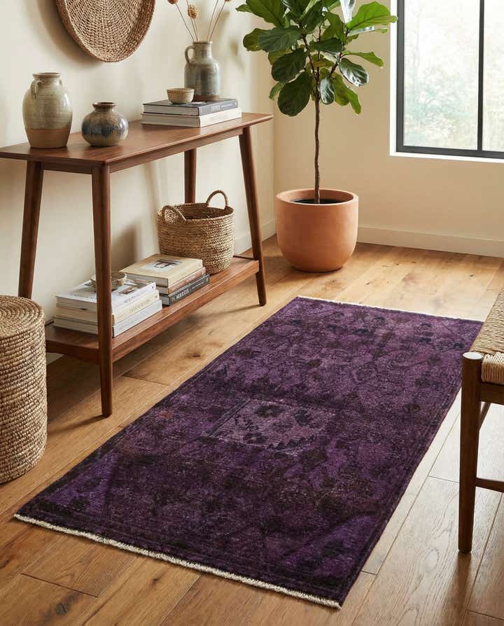 2' 7 x 4' 2 Hand Knotted Ultra Vintage Persian Wool Rug