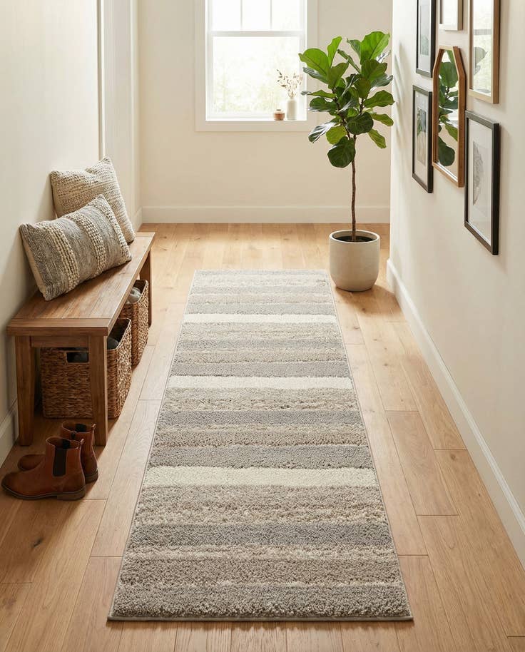Detail image of 2' x 8' Sepia Runner Rug