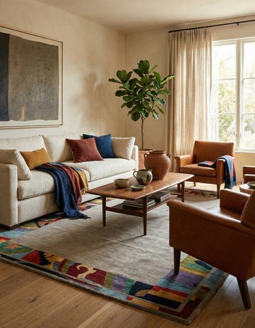 6' 10 x 10' Hand Knotted Tibet Wool Rug